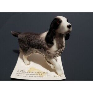 Hagen-Renaker New Old Stock Dog Figurine 1995 Vintage Original Tag